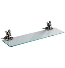 Стеклянная полка Art&Max Fairy AM-B-0983-T, серебро