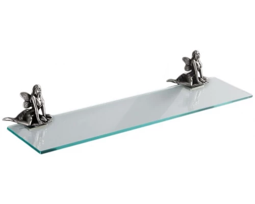 Стеклянная полка Art&Max Fairy AM-B-0983-T, серебро