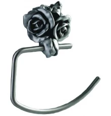 Полотенцедержатель Art&Max Rose AM-B-0916-T, серебро. 15.5 см