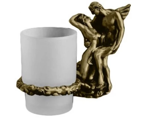 Стакан для щеток Art&Max Rоmantic AM-B-0814-B, бронза