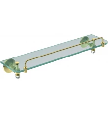 Полка стеклянная Art&Max Antic Crystal AM-E-2682SJ-Do, золото