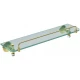 Полка стеклянная Art&Max Antic Crystal AM-E-2682SJ-Do, золото