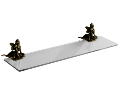 Стеклянная полка Art&Max Fairy AM-B-0983-B, бронза