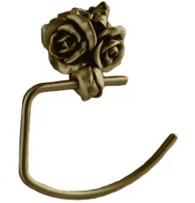 Полотенцедержатель Art&Max Rose AM-B-0916-B, бронза, 15.5 см