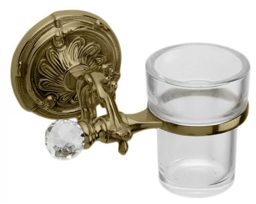 Стакан Art&Max Barocco Crystal AM-1787-Br-C, бронза