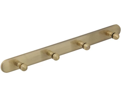 Планка с 4-мя крючками L31,5 см Veragio Gialetta, бронза VR.GIL-6437.BR