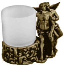 Стакан для щеток Art&Max Rоmantic AM-B-0081D-B, бронза