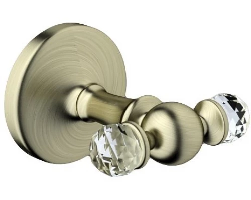 Двойной крючок Art&Max Antic Crystal AM-E-2686SJ-Br, бронза