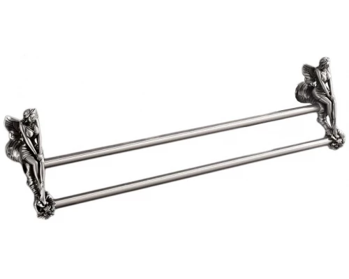 Двойной полотенцедержатель Art&Max Fairy AM-B-0988-T, 60 см, хром
