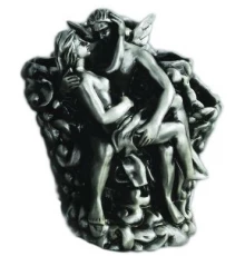 Подставка для зубных щеток Art&Max Rоmantic AM-B-0081B-T, серебро