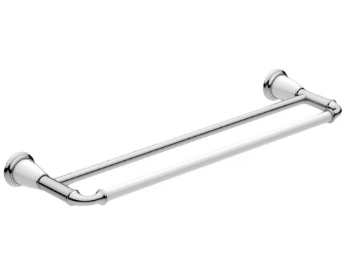 Двойной полотенцедержатель Art&Max Bianchi (Бьянки) AM-3648AW-Cr, 50.5 см, хром