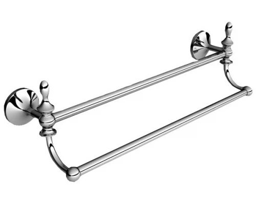 Двойной полотенцедержатель Art&Max Bohemia AM-E-4248-Cr, 60.6 см, хром
