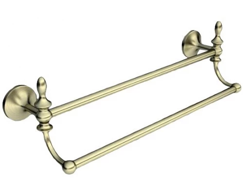 Двойной полотенцедержатель Art&Max Bohemia AM-E-4248-Br, 50.6 см, бронза