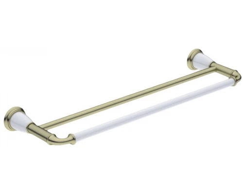 Двойной полотенцедержатель Art&Max Bianchi (Бьянки) AM-E-2609-D-Br, 50.5 см, бронза