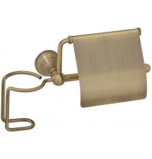Бумагодержатель закрытый с держателем освежителя воздуха Veragio Gialetta, бронза VR.GIL-6485.BR
