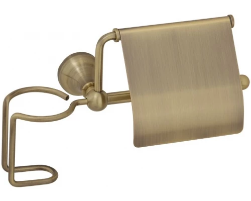 Бумагодержатель закрытый с держателем освежителя воздуха Veragio Gialetta, бронза VR.GIL-6485.BR