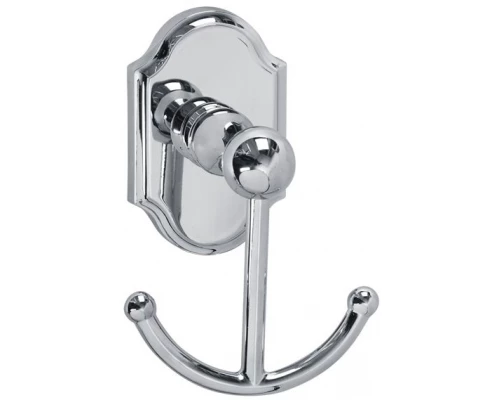 Крючок двойной большой Veragio, хром VR.STD-7733.CR