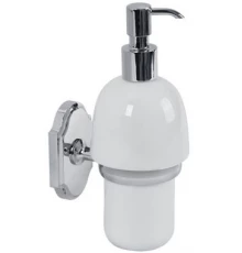 Дозатор жидкого мыла настенный Veragio Stanford, хром/керамика VR.STD-7770.CR