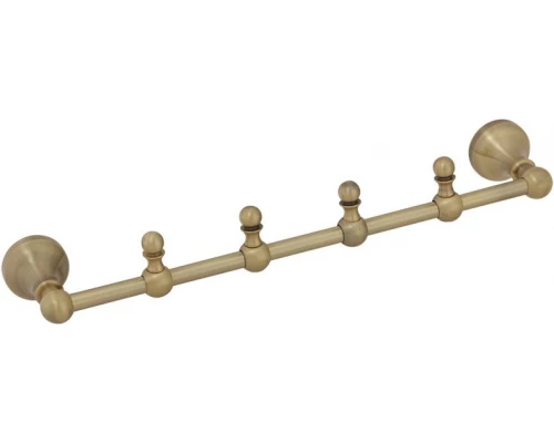Перекладина с 4-мя крючками L40 см Veragio Gialetta, бронза VR.GIL-6434.BR
