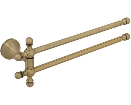 Полотенцедержатель двойной поворотный L30 см Veragio Gialetta, бронза VR.GIL-6424.BR