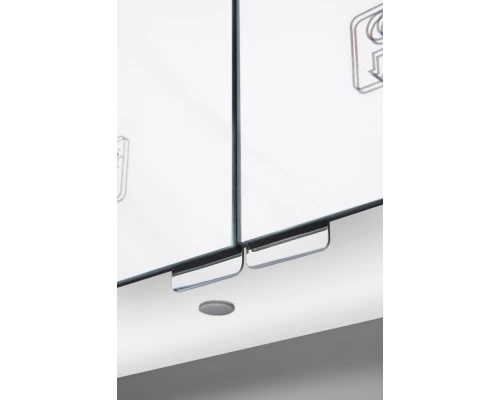 Зеркальный шкаф Am.Pm Sensation 100 см, белый глянец, с подсветкой, M30MCX1001WG (отсутствует упаковка)