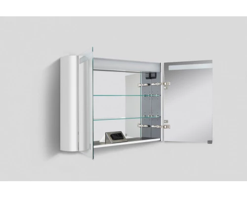 Зеркальный шкаф Am.Pm Sensation 100 см, белый глянец, с подсветкой, M30MCX1001WG (отсутствует упаковка)