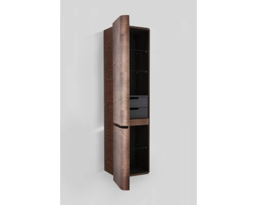 Пенал Am.Pm Sensation, M30CHL0406NF, цвет - орех, левый, 40x35x155 см