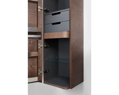 Пенал Am.Pm Sensation, M30CHL0406NF, цвет - орех, левый, 40x35x155 см