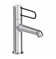 Смеситель для раковины Jacob Delafon Odeon Rive Gauche E21029-BL-CP, хром, ручка черная