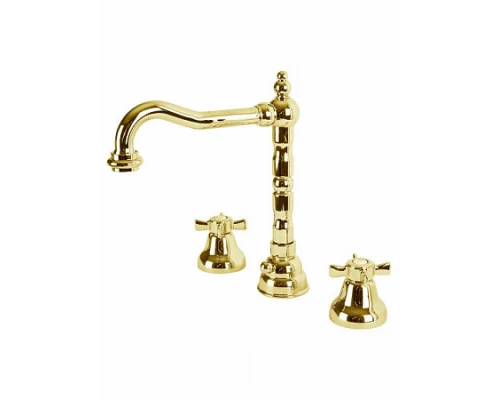 Смеситель Cezares LORD-BLS2-03/24 для раковины, золото