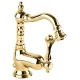 Смеситель Cezares Margot MARGOT-BSM2-03/24-M для биде, золото