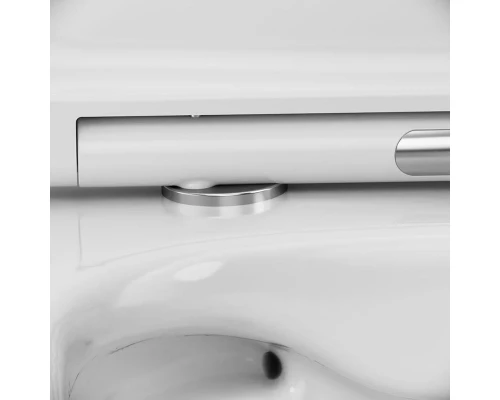 Подвесной безободковый унитаз AM.PM Awe C111700SC, FlashClean, крышка микролифт