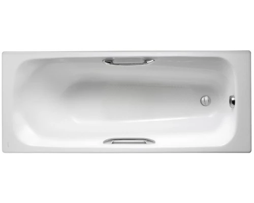 Чугунная ванна Jacob Delafon Melanie, 160 x 70 см, ножки и слив-перелив в подарок, цвет белый, E2935-00