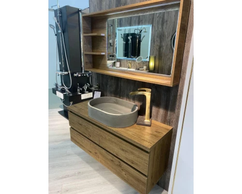 Раковина для ванной комнаты накладная Uperwood London (60*40 см, овальная, графит)