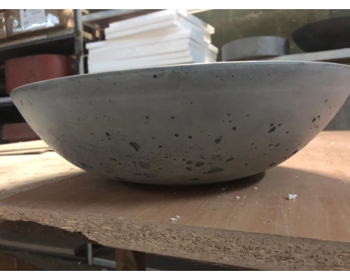 Раковина для ванной комнаты накладная Uperwood Sfera (40 см, круглая, графит)