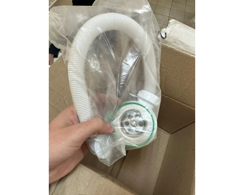 Раковина кварцевая для ванной Uperwood Classic Quartz (90 см, серая матовая, платина)