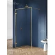 Душевое ограждение NEW TRENDY AVEXA GOLD BRUSHED 130x200 EXK-3138 (брашированное золото) Elit-san.ru