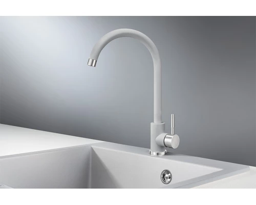 Смеситель для кухни GRANULA (ST-4031, АЛЮМИНИУМ)