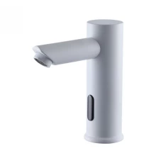 Смеситель сенсорный для умывальника из нержавеющей стали Hansen HN70005-F белый