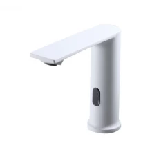 Смеситель сенсорный для умывальника из латуни от бренда Hansen H70004-F белый