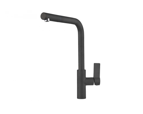 2502, ЧЕРНЫЙ Смеситель для кухни однорыч., GRANULA
