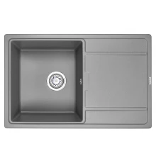 Кухонная мойка GRANULA (7804, АЛЮМИНИУМ)