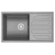 Кухонная мойка GRANULA (8002, АЛЮМИНИУМ)