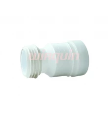 Слив для унитаза гофрированный L 220-520 мм., D 110 мм., VIRPLAST