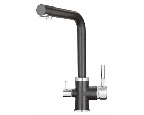 Комплект кухонный смеситель Granula 2015 Чёрный + Фильтр Granula
