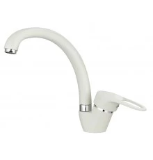 03-ST, БЕЛЫЙ Смеситель для кухни, GRANULA STANDART