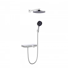 Душевой комплект MORANS с изливом и термостатом, хром, BERGES