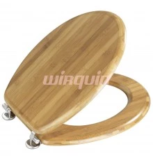 Сиденье для унитаза ДУБ, дерево, крепление inox, WIRQUIN