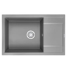 Кухонная мойка GRANULA (7805, АЛЮМИНИУМ)