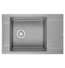 Кухонная мойка GRANULA (7806, АЛЮМИНИУМ)